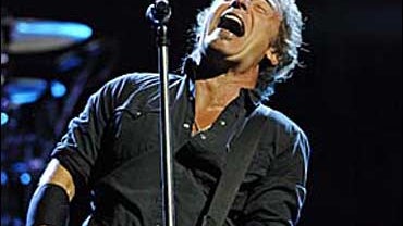 Bruce Springsteen winds up his "Magic" tour with three dates at  at Giants Stadium in East Rutherford, N.J. Here, he performs there  with  the E Street Band on Sunday night, July 27, 2008. 