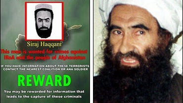 Siraj Haqqani and Mullah Jalaluddin Haqqani 