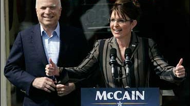 John McCain and Sarah Palin 
