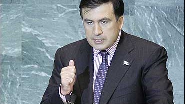 Georgia President Mikhail Saakashvili 