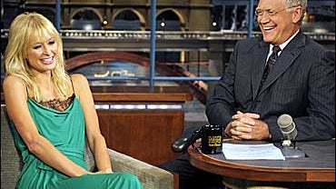 David letterman and paris hilton 