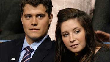 Levi Johnston and Bristol Palin 