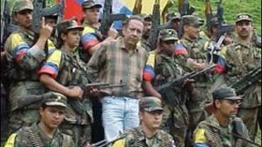 A file photo of Oscar Tulio Lizcano, held captive by the Revolutionary Armed Forces of Colombia (FARC) 