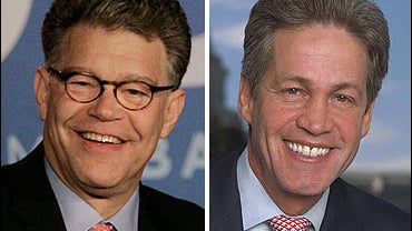 Al Franken and Norm Coleman 