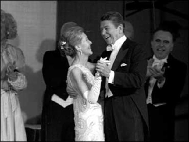 President Ronald Reagan And Wife Nancy 