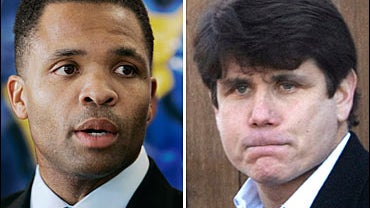 Jesse Jackson Jr and Governor Blagojevich 