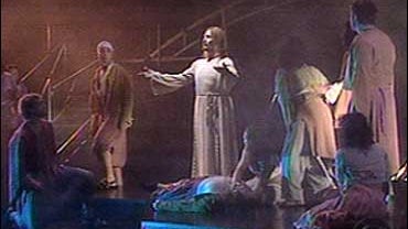 Ted Neeley as Jesus in the latest stage production of "Jesus Christ Superstar." 