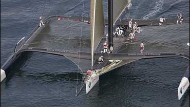BMW Oracle Racing's 90-foot trimaran 