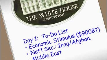 Barack Obama's to-do list for Day One 