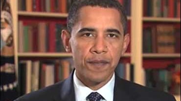 President Barack Obama discusses his economic stimulus plan in his weekly address 