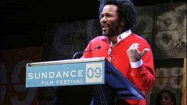 Director Lee Daniels accepts the award for Grand Jury Prize: US Dramatic for "Push" during the Sundance Film Festival 