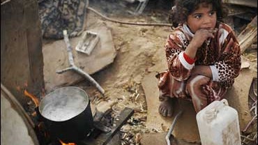 Palestinian Girl In The Gaza Strip 