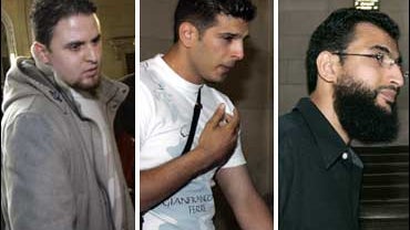 A Paris appeals court has overturned terror convictions of five former Guantanamo detainees, including Mourad Benchellali (left), Nizar Sassi (middle), and Khaled ben Mustafa. 