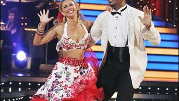 David Alan Grier and his partner Kym Johnson apear on "Dancing with the Stars" 