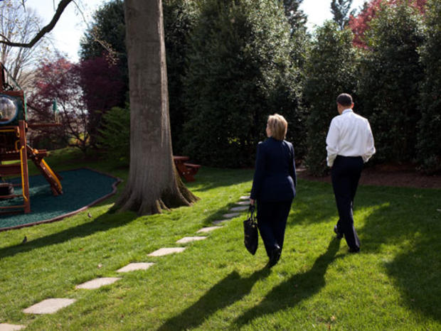 Taking A Stroll With Hillary 