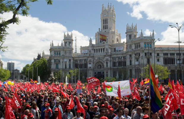 May Day In Madrid 