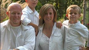 Chris Coleman, 32, Sheri Coleman, 31, and their two children 11-year-old Garett and 9-year-old Gavin. 
