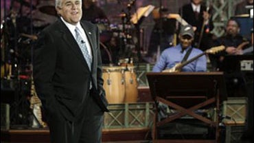 Jay Leno during his final "Tonight Show," on NBC, on May 29, 2009 