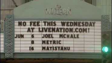 Live Nation's "No Service Fee Wednesdays" 