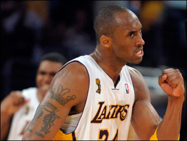 Los Angeles Lakers guard Kobe Bryant 