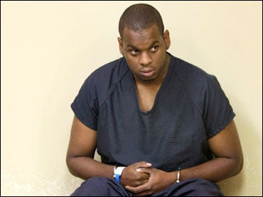 Abdulhakim Muhammad, 23, of Little Rock, waits in a Little Rock, Ark., courtroom Tuesday, June 2, 2009, where he was charged in the Monday death of a military recruiter outside the Army-Navy Career Center in a west Little Rock shopping center. (AP Photo/D