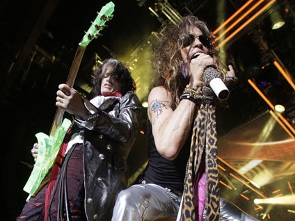 Steven Tyler and Joe Perry og Aerosmith 