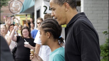 barack and sasha obama 