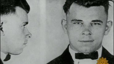 The notorious Depression-Era bank robber John Dillinger 