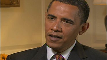 Presidnet Obama during exclusive interview with Harry Smith 