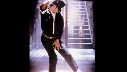 Michael Jackson filming the music video for "Black Or White" in 1991. 