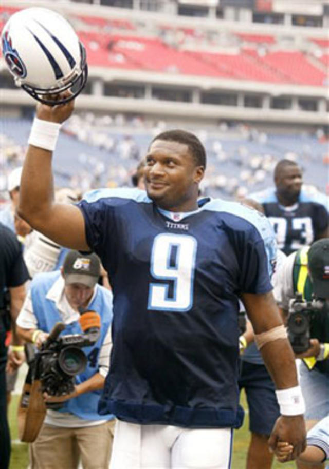 STEVE McNAIR CUSTOM TENNESSEE TITANS JERSEY AIR McNAIR