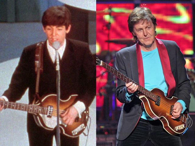 beatles then and now