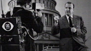CBS News anchor Walter Cronkite 