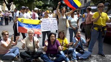 Venezuelan protesters 