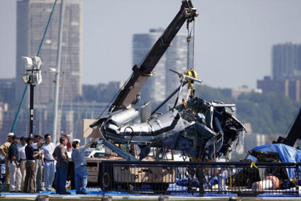 Wreckage from the Hudson 