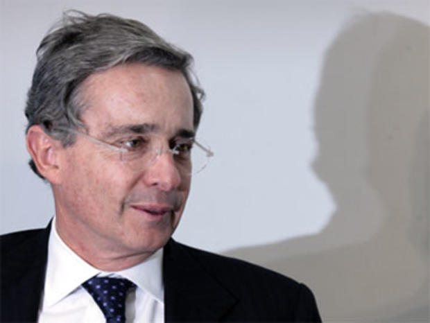 Colombia Presiden Alvaro Uribe 