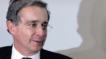 Colombia Presiden Alvaro Uribe 