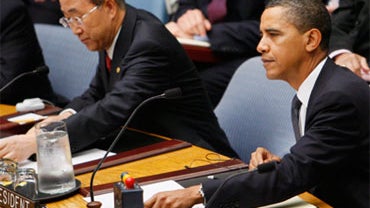 President Barack Obama and U.N. Secretary General Ban Ki-moon 