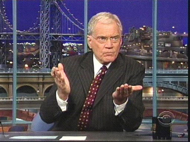 David Letterman Blackmailed 