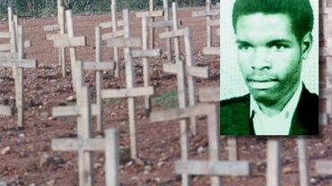 Former Rwandan deputy intelligence chief Idelphonse Nizeyimana (inset) was arrested by Interpol agents in Uganda on Monday, Oct. 5, 2009. 