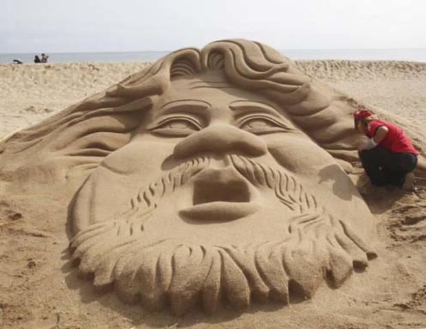 Face in the Sand 