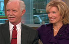 Capt. Chesley Sully Sullenberger and his wife Lorrie Sullenberger on The Early Show 