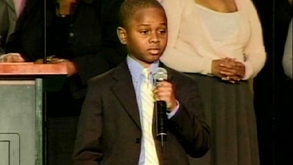 carousel: Jonathan McCoy gives a speech trying to get rid of the N-word. 