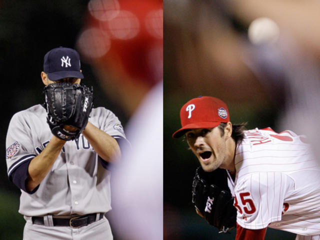 Nick Swisher (left) and Johnny Damon in 2009.