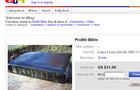 eBay pulled down auction listings for many items being sold by supporters of the accused killer of Dr. George Tiller 