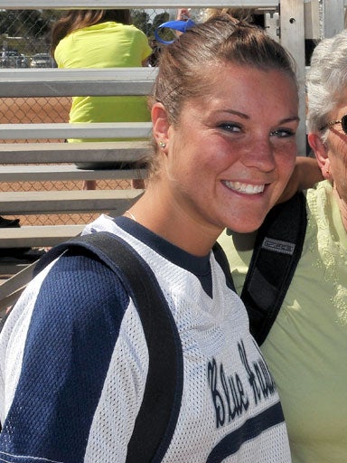 SLIDESHOW - Kyrstin Gemar, 22, of Grossmont, Calif.; Afton Williamson, 20, of Lake Elsinore, Calif.; and Ashley Neufeld, 21, of Brandon, Manitoba in Canada. 