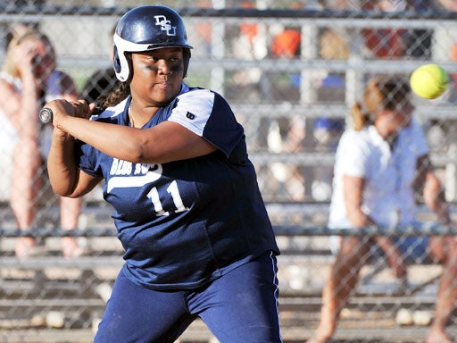 SLIDESHOW - Kyrstin Gemar, 22, of Grossmont, Calif.; Afton Williamson, 20, of Lake Elsinore, Calif.; and Ashley Neufeld, 21, of Brandon, Manitoba in Canada. 