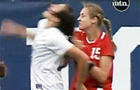University of New Mexico junior defender Elizabeth Lambert has been suspended indefinitely from the women's soccer team after her rough play during a match against BYU in the semifinals of the Mountain West Conference tournament. (Nov. 6) 