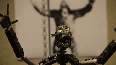 The model of King Kong featured in the original 1933 epic film, is seen ahead of its auction, in central London, Thursday Nov. 19, 2009. 