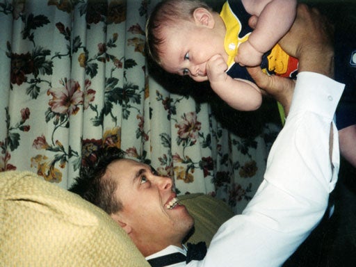 Little Mikey, the light of Mike Golub's life. 